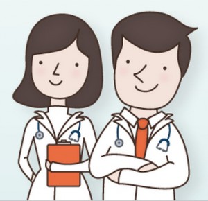 ZocDoc app - cartoon doctors