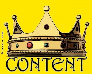creating content is king once again - king's crown