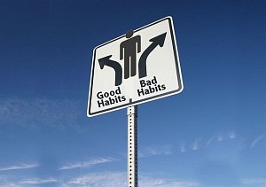 Good Habits, Bad Habits Sign (Flickr by The People Speak)