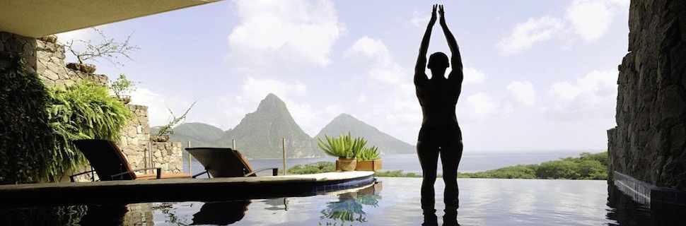 yoga classes and workshops - yoga pose - outside - water - mountains