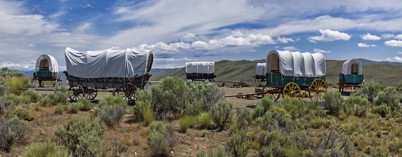 creating content is like traveling the Oregon Trail -- slow and steady